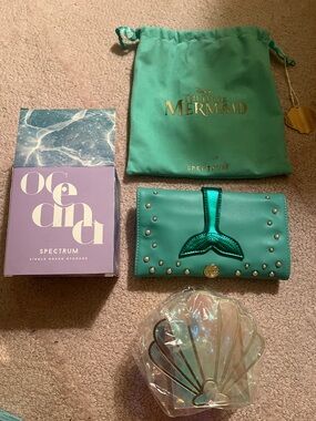Disney x Spectrum “The Little Mermaid” Complete Brush Set + Oceana Container